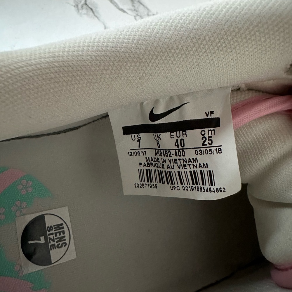 Nike Air Force 1 Patchwork Easter Athletic Shoes AH8462-400 Size 7 - Picture 8 of 8